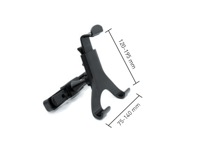 Erard Universal Tablet Autohalterung für Kopfstützen breiten- und höhenverstellbar