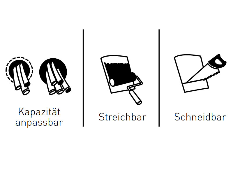 Erard 008502 TV Kabelkanal für die Wand gestalten