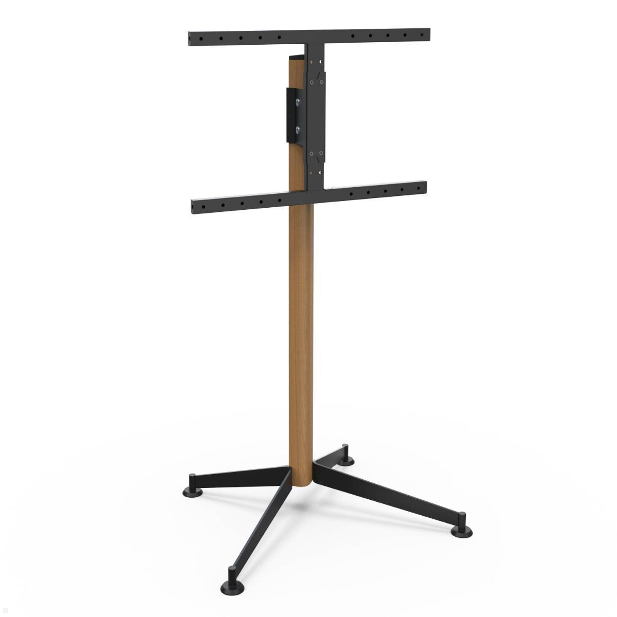 Erard KANA 1400XL mobiler TV Ständer 40-80 Zoll, Eiche hell / schwarz, Standfüße Erard KANA 1400XL mobiler TV Ständer 40-80 Zoll, Eiche hell / schwarz, Standfüße