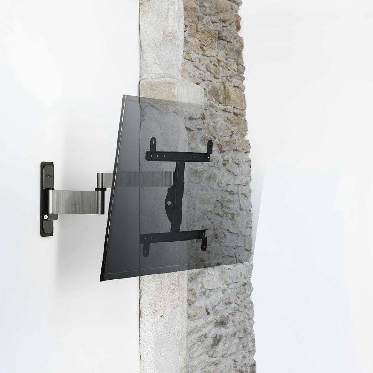 Erard EXO 400TW3 schwenkbare TV Wandhalter 30-65 Zoll, Aluminium, Anwendungsbeispiel