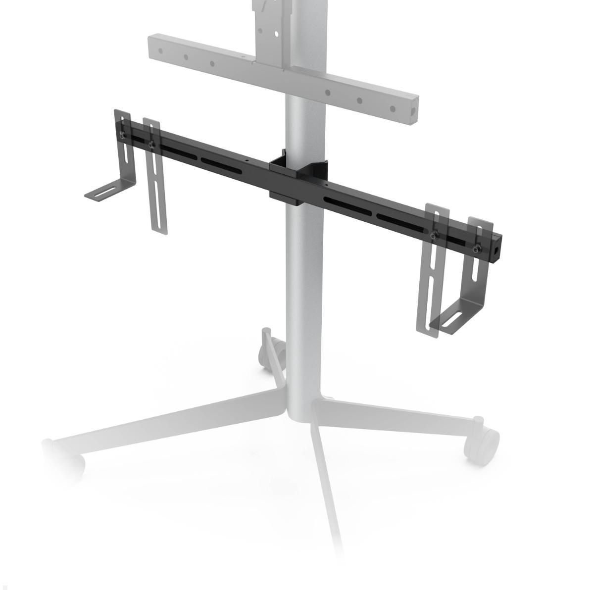 Erard KANA Zubehör universelle Soundbarhalterung für TV Ständer, schwarz Erard KANA Zubehör universelle Soundbarhalterung für TV Ständer, schwarz