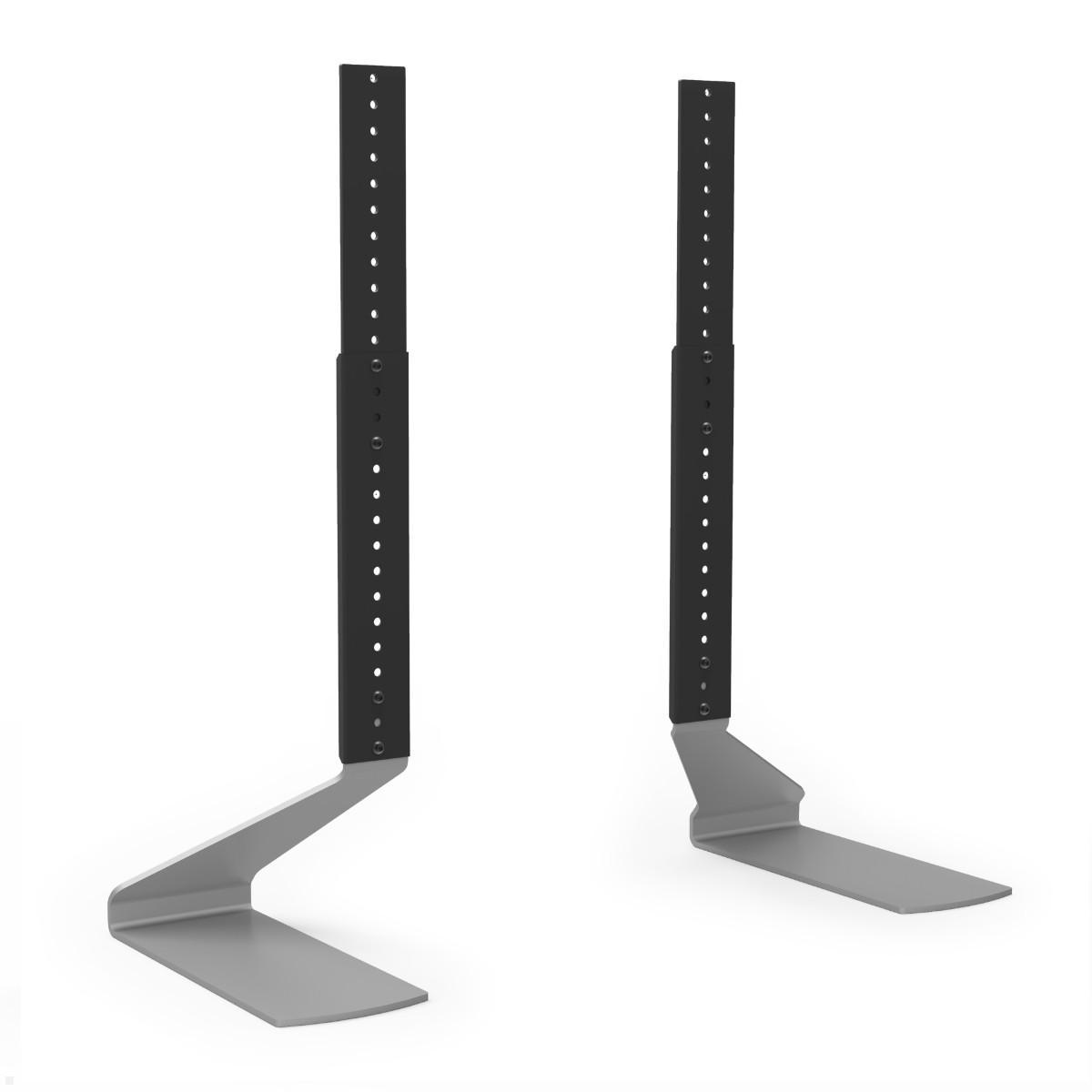 Erard Fit-Up XXL universal TV Ständer 40 - 85 Zoll, silber/schwarz (035320), Standfüße Erard Fit-Up XXL universal TV Ständer 40 - 85 Zoll, silber/schwarz (035320), Standfüße