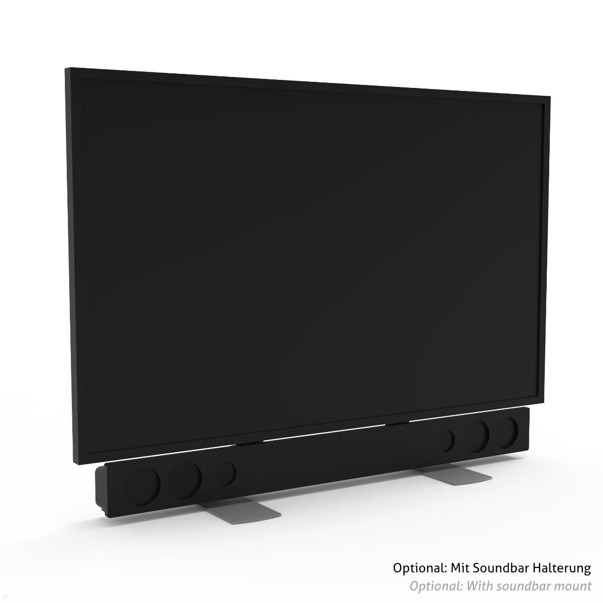 Erard Fit-Up XXL universal TV Ständer 40 - 85 Zoll, silber/schwarz (035320), optionale Soundbarhalterung Erard Fit-Up XXL universal TV Ständer 40 - 85 Zoll, silber/schwarz (035320), optionale Soundbarhalterung