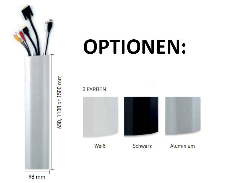 Erard 008502 Kabelkanal für die Wand Optionen