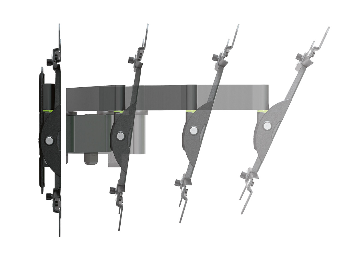 Erard EXO 600TW2 schwenkbarer TV Wandhalter 40-85 Zoll, Aluminium schwenkbar Erard EXO 600TW2 schwenkbarer TV Wandhalter 40-85 Zoll, Aluminium schwenkbar