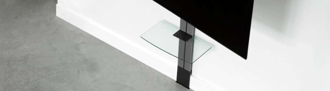 Erard Zubehör, Glasablage, Regal, Soundbarhalter, Media Player Halterung