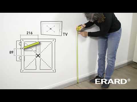 Erard WAM 400TW2 neigbare, schwenkbare TV Wandhalterung 40 - 80 Zoll
